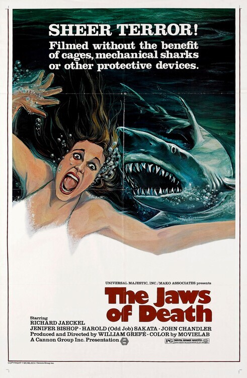 Europosters Plakát, Obraz - Jaws Of Death Poster 02, 26.7 × 40 cm