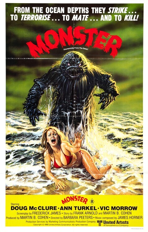 Europosters Plakát, Obraz - Humanoids From Deep 03, 26.7 × 40 cm