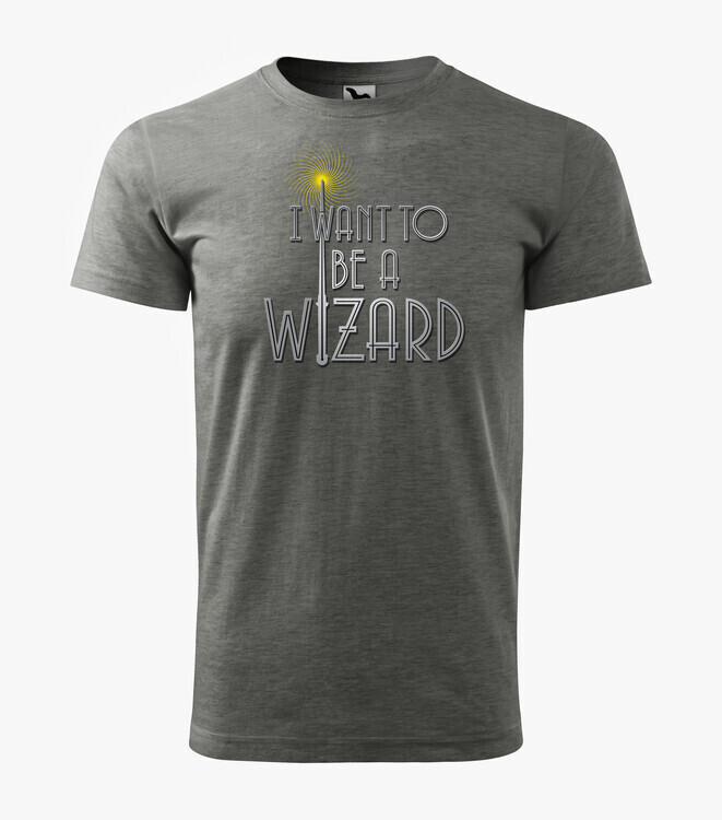 Europosters Tričko Fantastic Beasts - I want to be a wizard, Pánské, Regular, 3XL