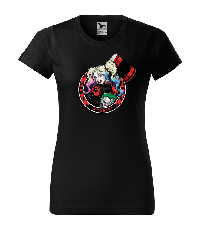 Europosters Tričko Harley Quinn - Puddin‘, Dámské, Regular, S