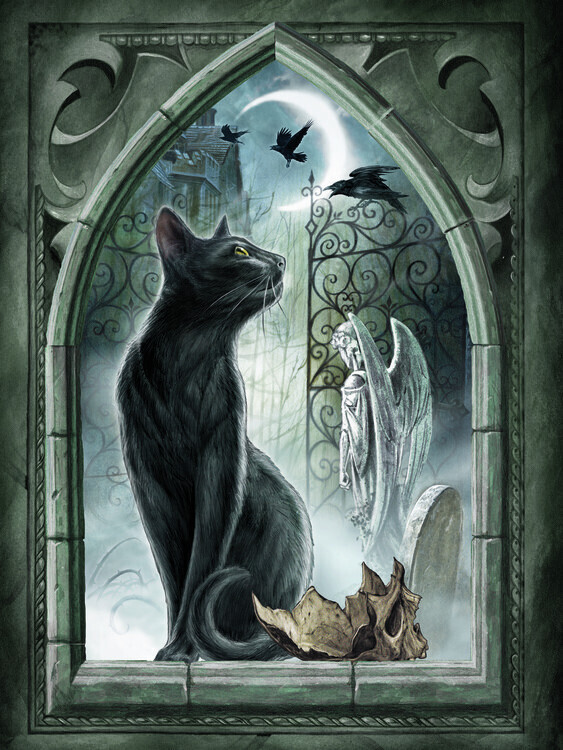 Alchemy Plakát, Obraz - Through Midnight's Gate, Alchemy, 30 × 40 cm