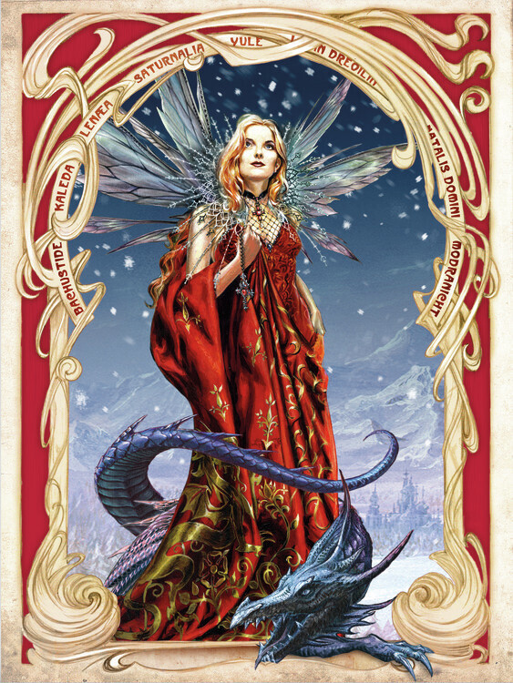 Alchemy Plakát, Obraz - Snowfall on Avalon, Alchemy, 30 × 40 cm