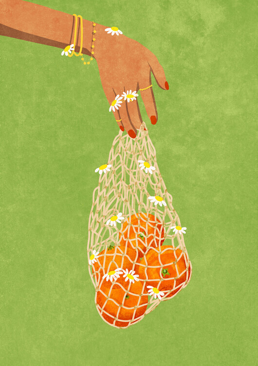 Raissa Oltmanns Plakát, Obraz - Fresh Oranges, Raissa Oltmanns, 30 × 40 cm