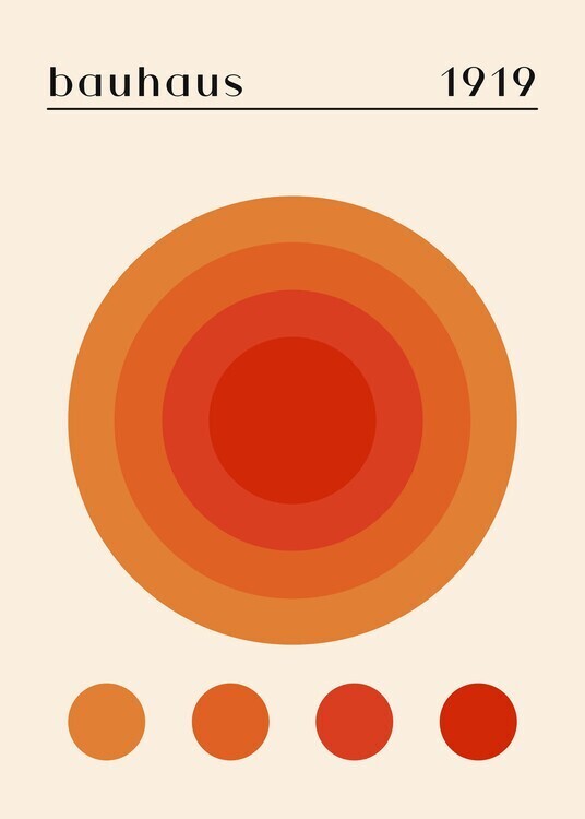 Europosters Plakát, Obraz - Bauhaus Print 15, 30 × 40 cm