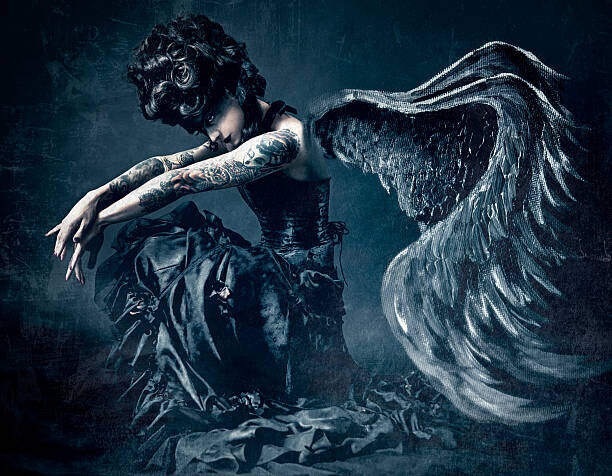 Renphoto Plakát, Obraz - Dark Angel, Renphoto, 40 × 30 cm