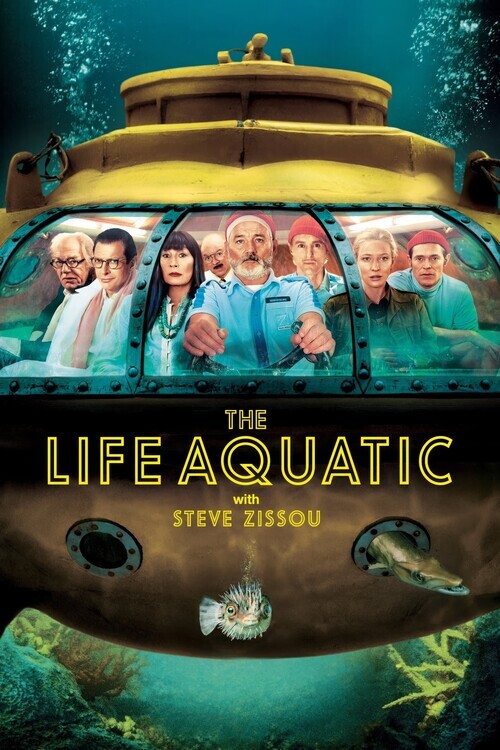 Europosters Plakát, Obraz - The Life Aquatic with Steve Zissou (2004), 26.7 × 40 cm