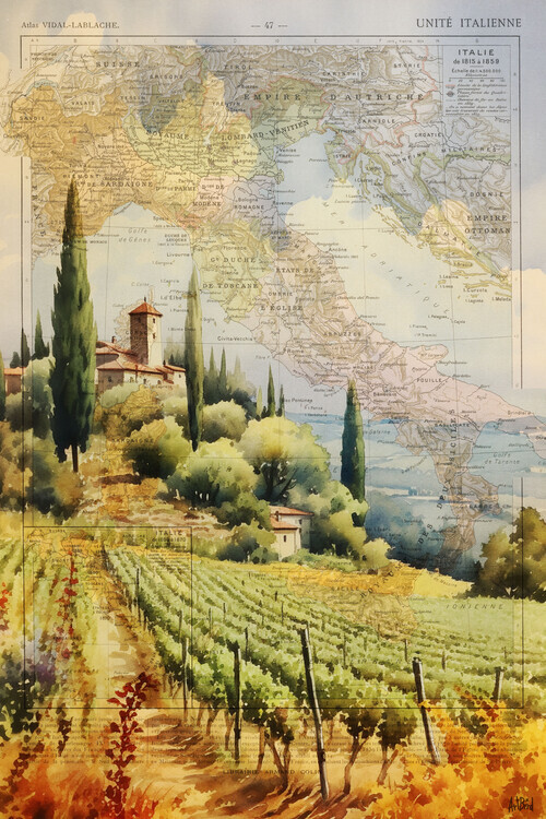 Thomas Chedeville Plakát, Obraz - Tuscany, Thomas Chedeville, 26.7 × 40 cm