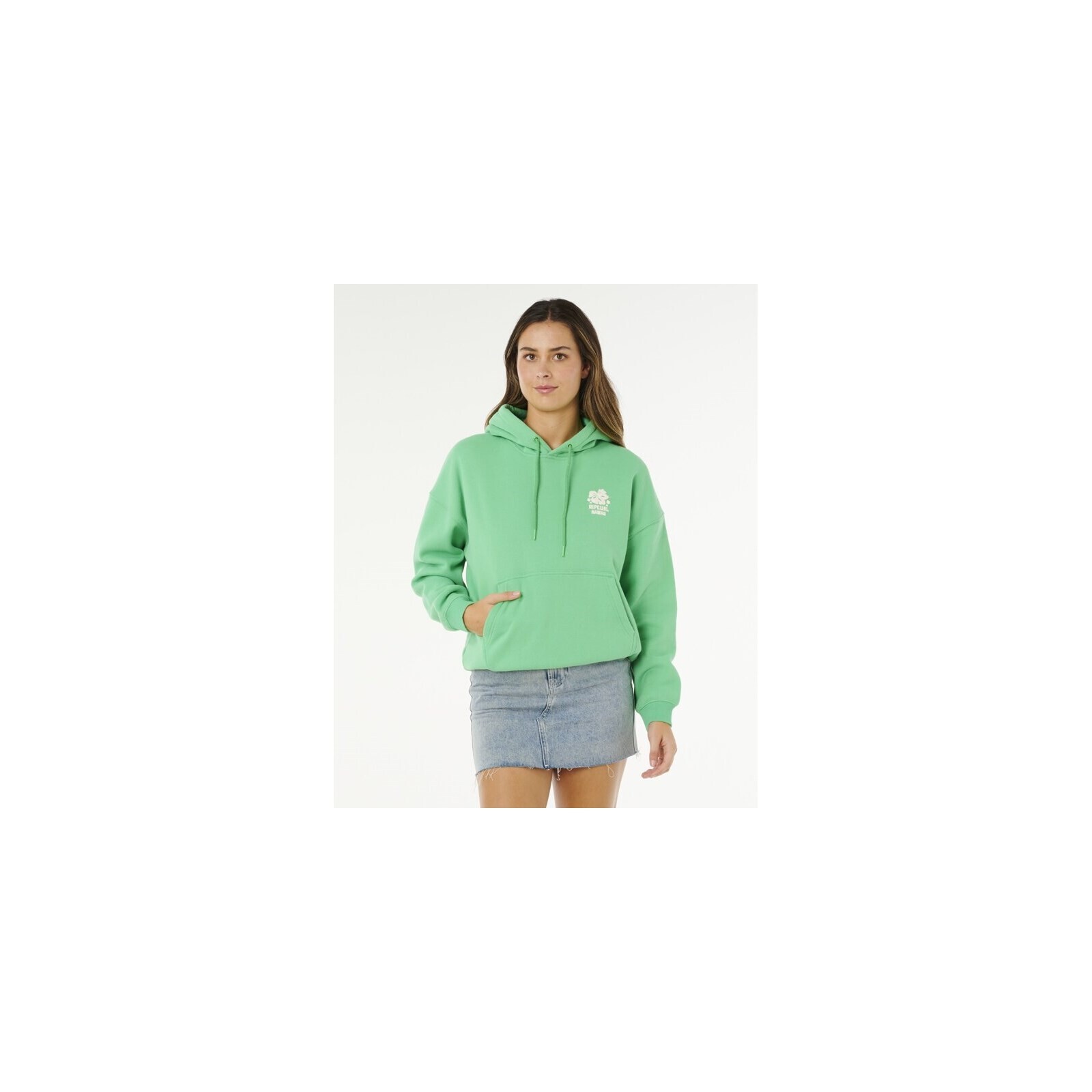 mikina RIP CURL - Surf Puff Heritage Hood P P Green (60)