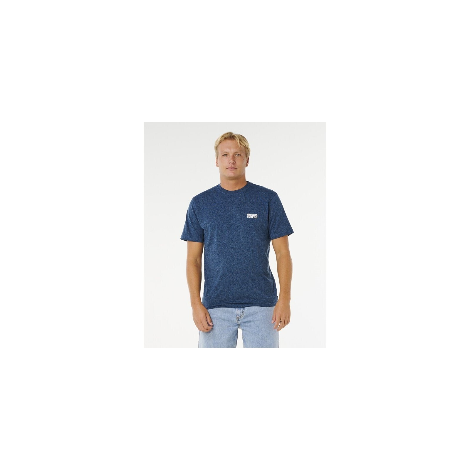 triko RIP CURL - Easy Embroid Tee Navy Marle (3277)