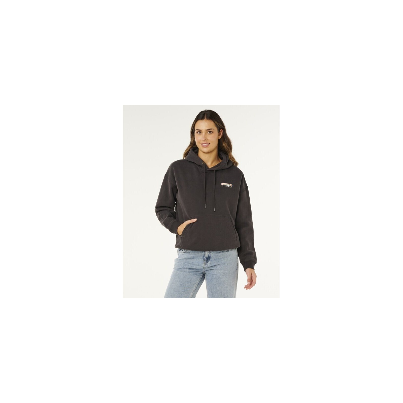 mikina RIP CURL - Surf Revival Heritage Hood Washed Black (8264) velikost: M
