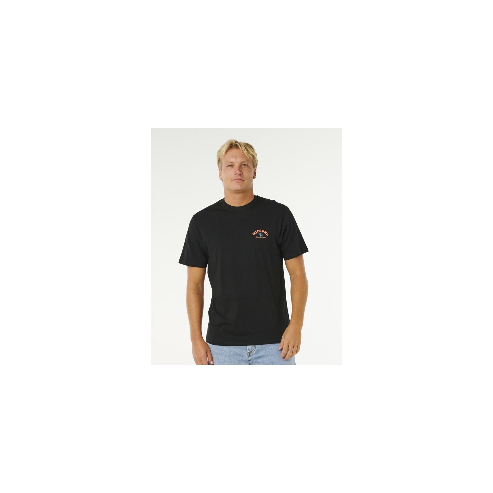 triko RIP CURL - Shred Til Tee Black (90) velikost: M