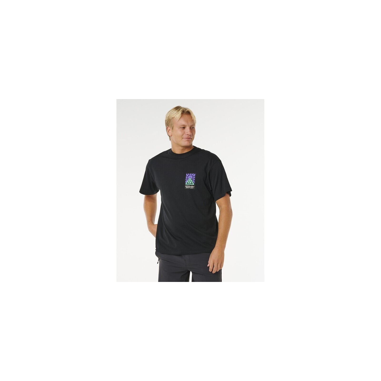 triko RIP CURL - Search Dawn Tee Black (90) velikost: L