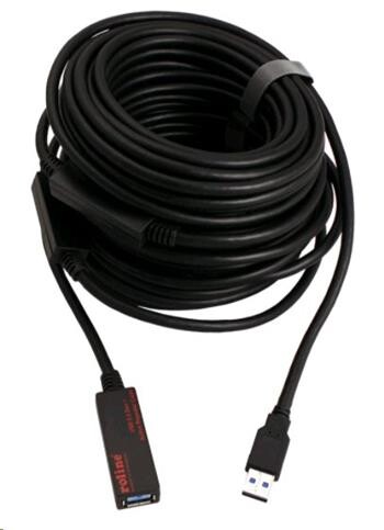 Roline USB SuperSpeed 5Gbps (USB 3.0) aktivní prodlužovací kabel, USB3.0 A(M) - USB3.0 A(F), 20m