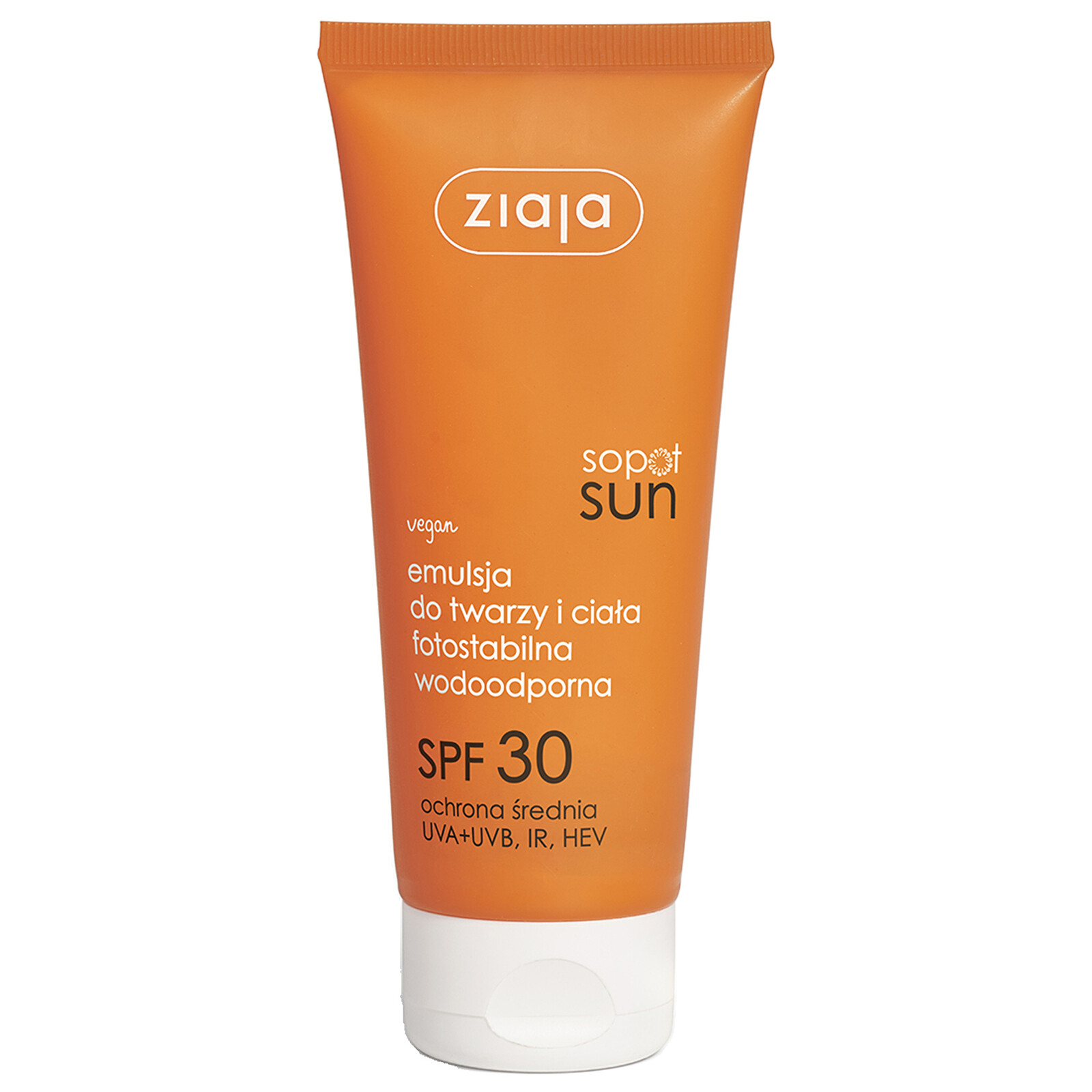 Ziaja Emulze na opalování na obličej a tělo SPF 30 Sun Sun Emulsion 100 ml