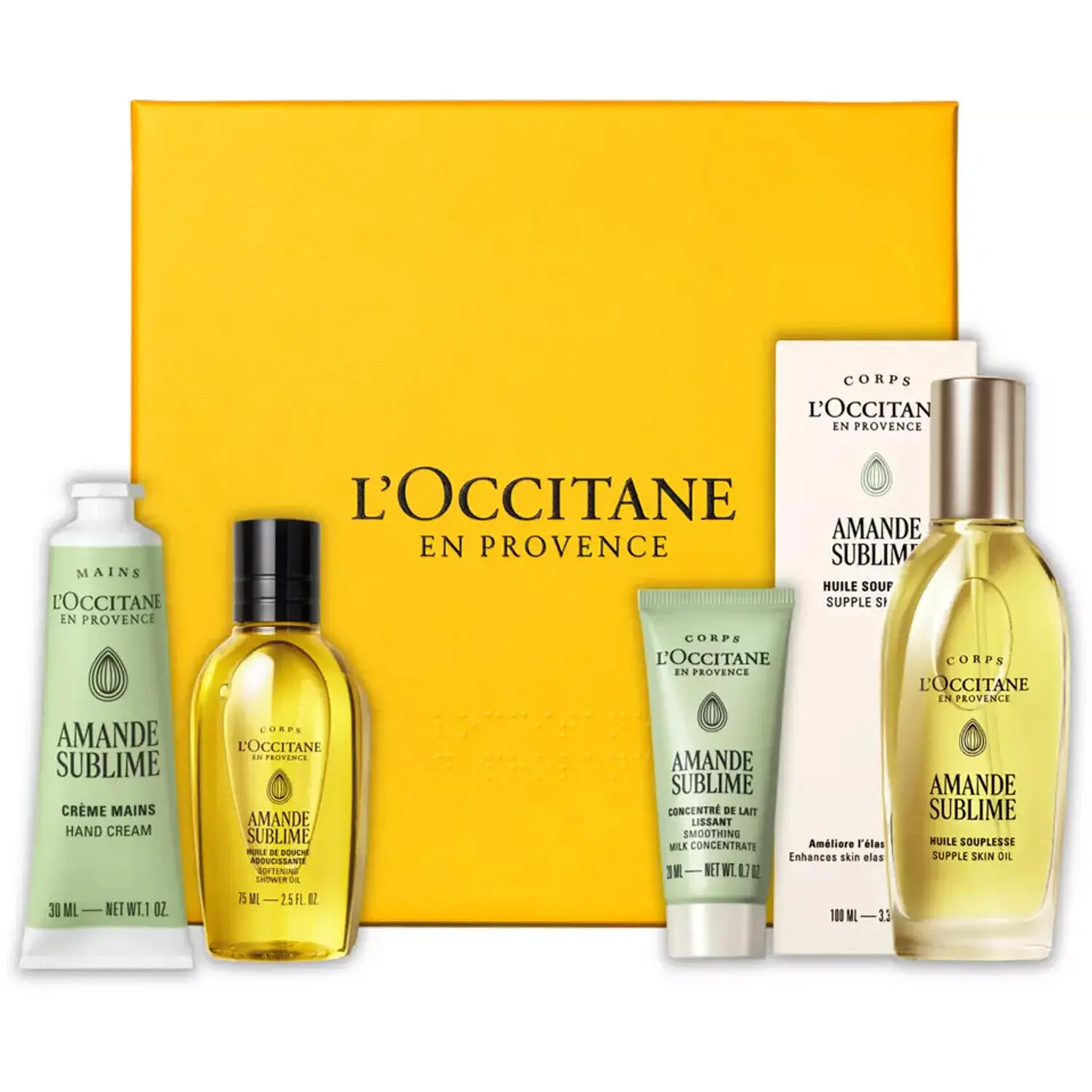 L'Occitane en Provence Dárková sada Firm & Glow Routine Amande Sublime