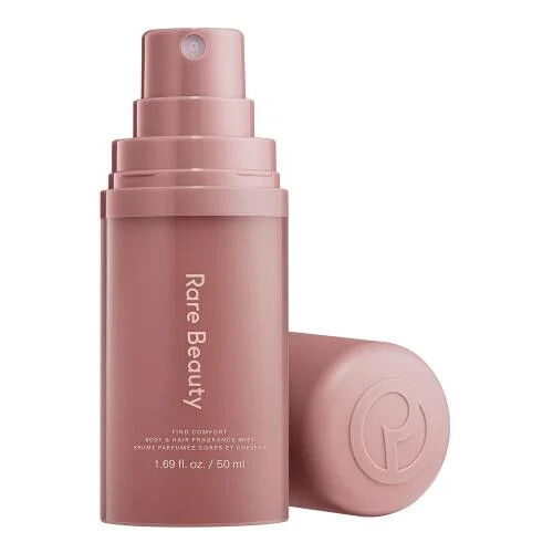 Rare Beauty Mlha na tělo a vlasy Find Comfort Body & Hair Mist Mini 50 ml