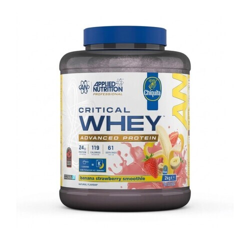 Applied Nutrition Critical Whey Protein Chiquita banana strawberry smoothie 2000 g