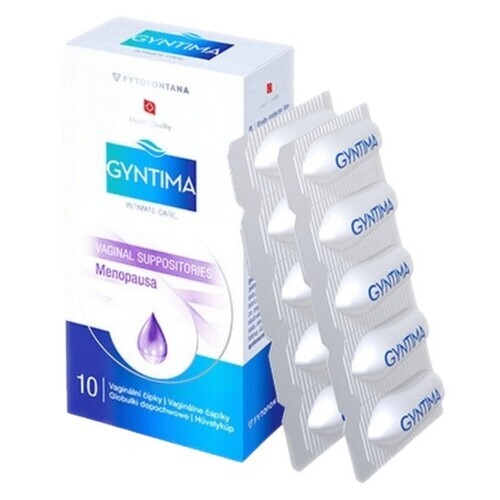 Fytofontana GYNTIMA Menopausa vaginální čípky 10ks