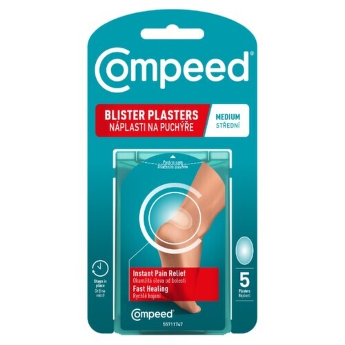 Compeed Náplasti na puchýře střední 5ks - II. jakost