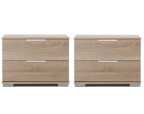 Set nočních stolků (2 ks) Easy Plus, dub sonoma