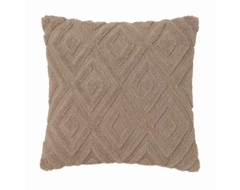 Dekorační polštář Boho rabbit 45x45 cm, taupe