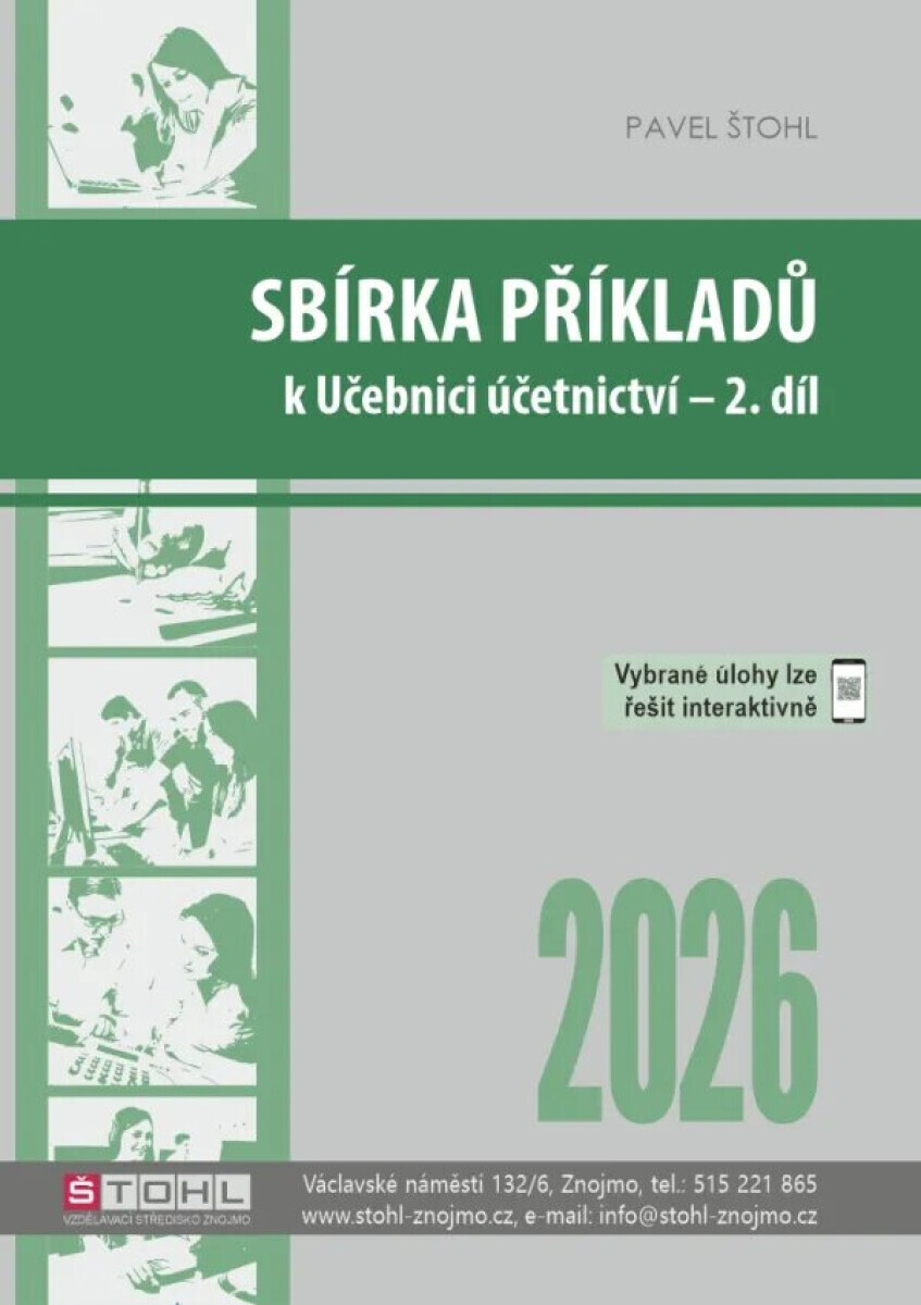 Sbírka příkladů k učebnici účetnictví II. díl 2026 - Pavel Štohl