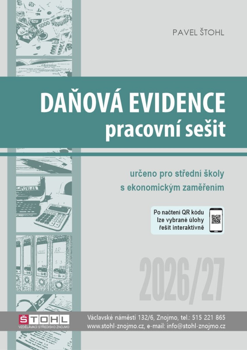 Daňová evidence - pracovní sešit 2026/27 - Pavel Štohl