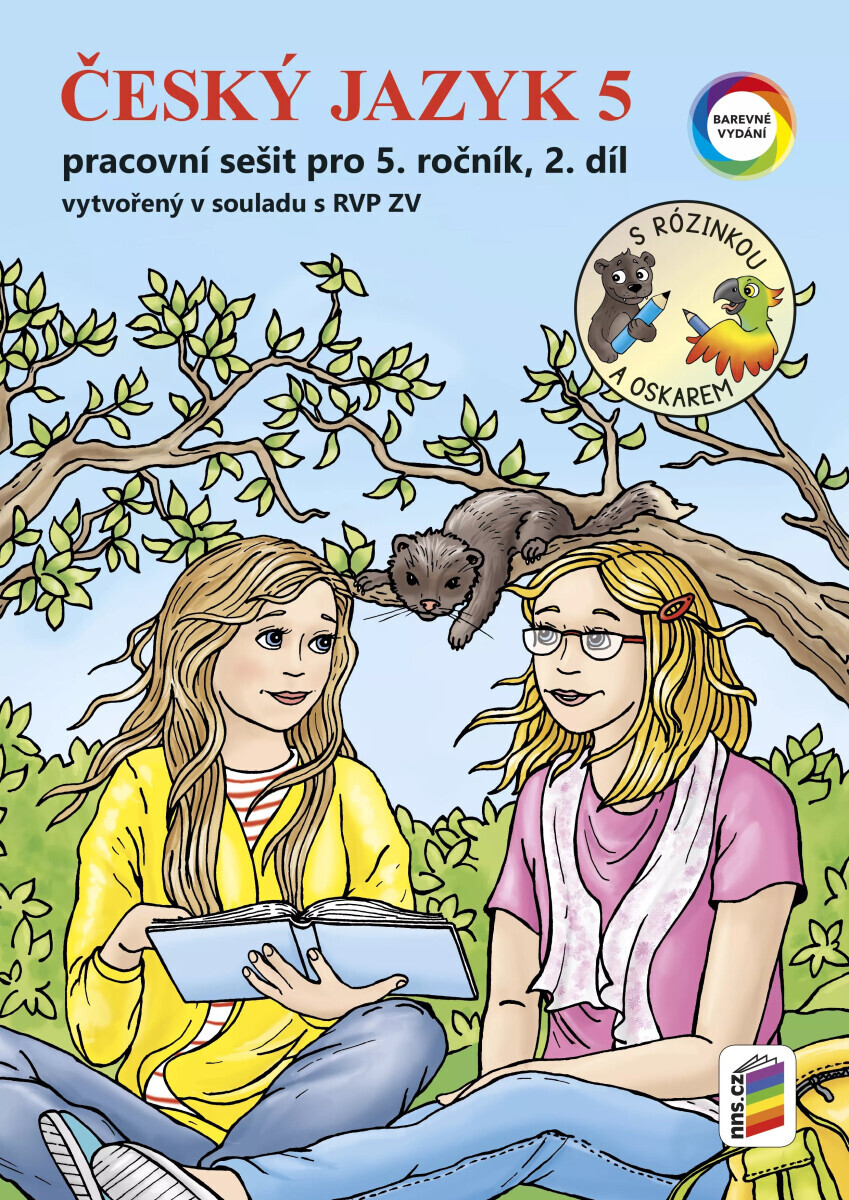 Český jazyk 5, 2. díl s Rózinkou a Oskarem (barevný pracovní sešit) RVP - Lenka Bičanová, Alena Bára Doležalová