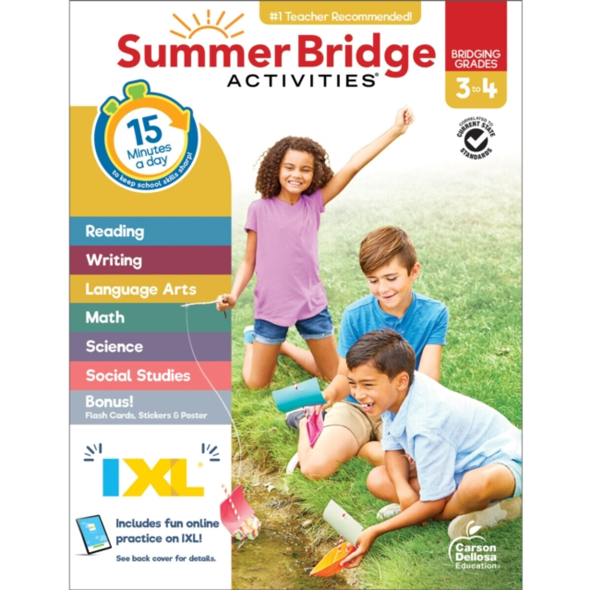 Summer Bridge Activities, Grades 3 - 4 - Carson Dellosa Education
