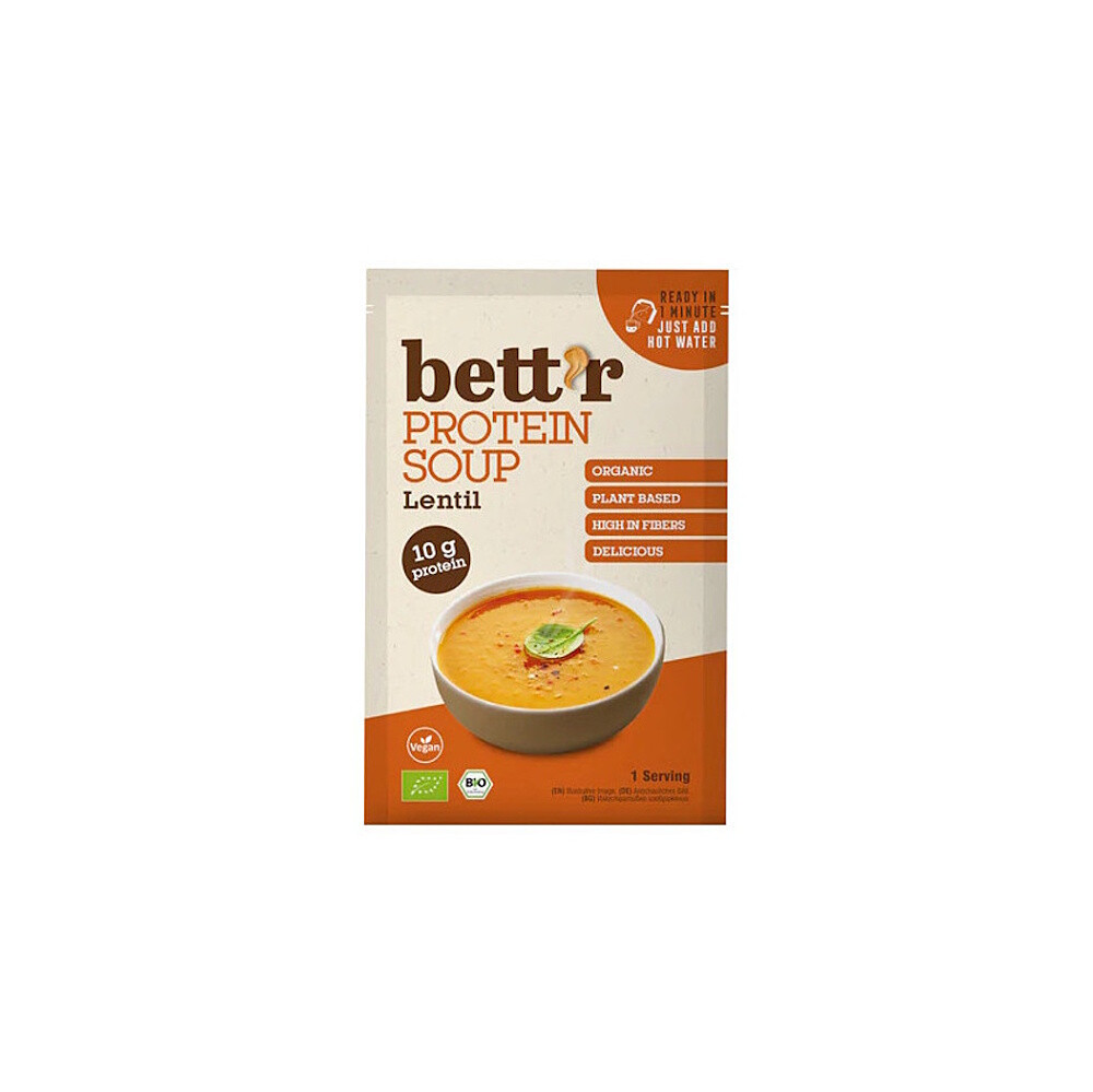 BETT'R Polévka instantní čočková proteinová BIO 30 g
