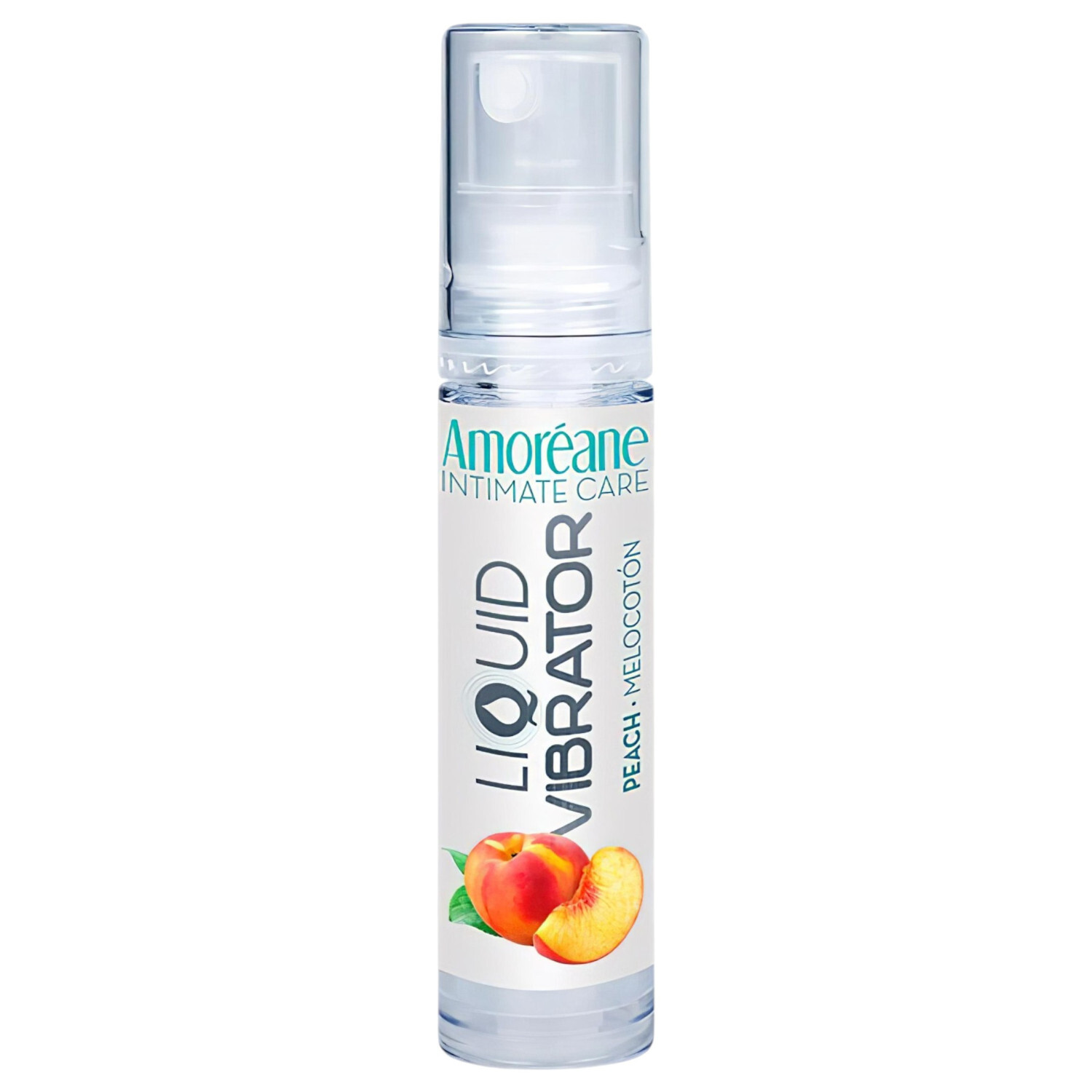 Amoréane - tekutý vibrační stimulační lubrikant broskev (10 ml)