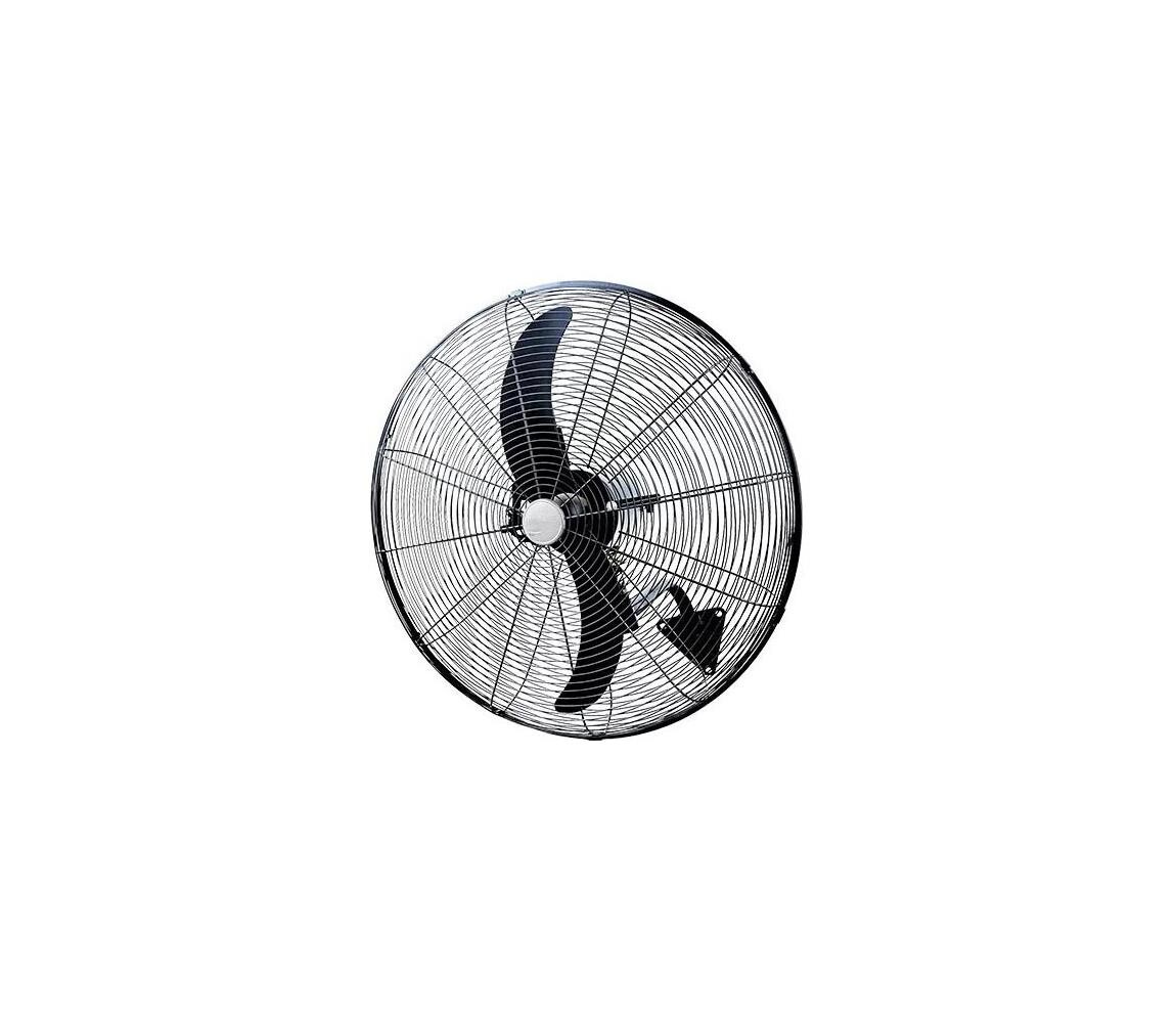 Eurolamp Nástěnný látor 180W/230V pr. 66 cm černá + dálkové ovládání 147-29042