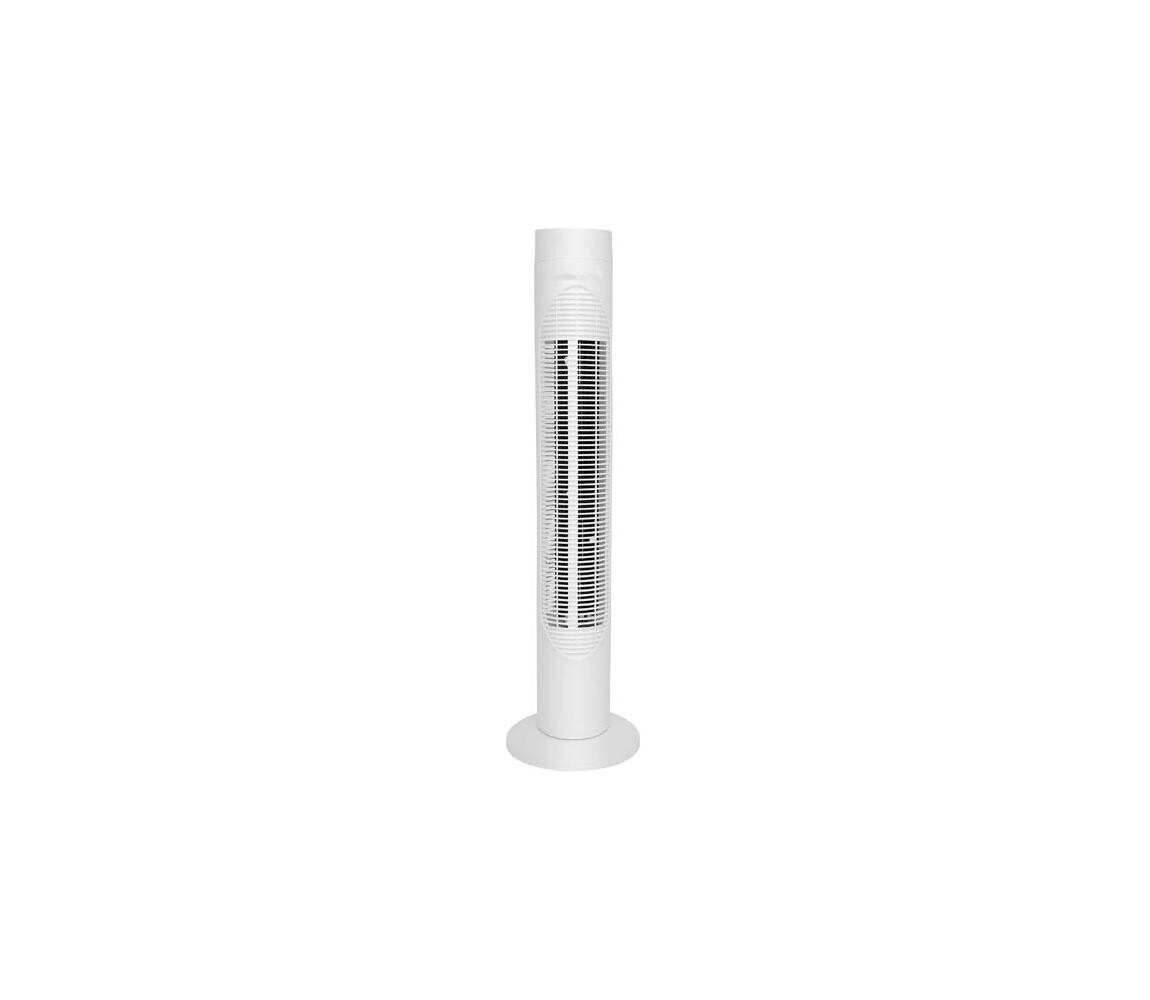 Eurolamp Sloupový látor 50W/230V 83 cm bílá + dálkové ovládání 300-24552