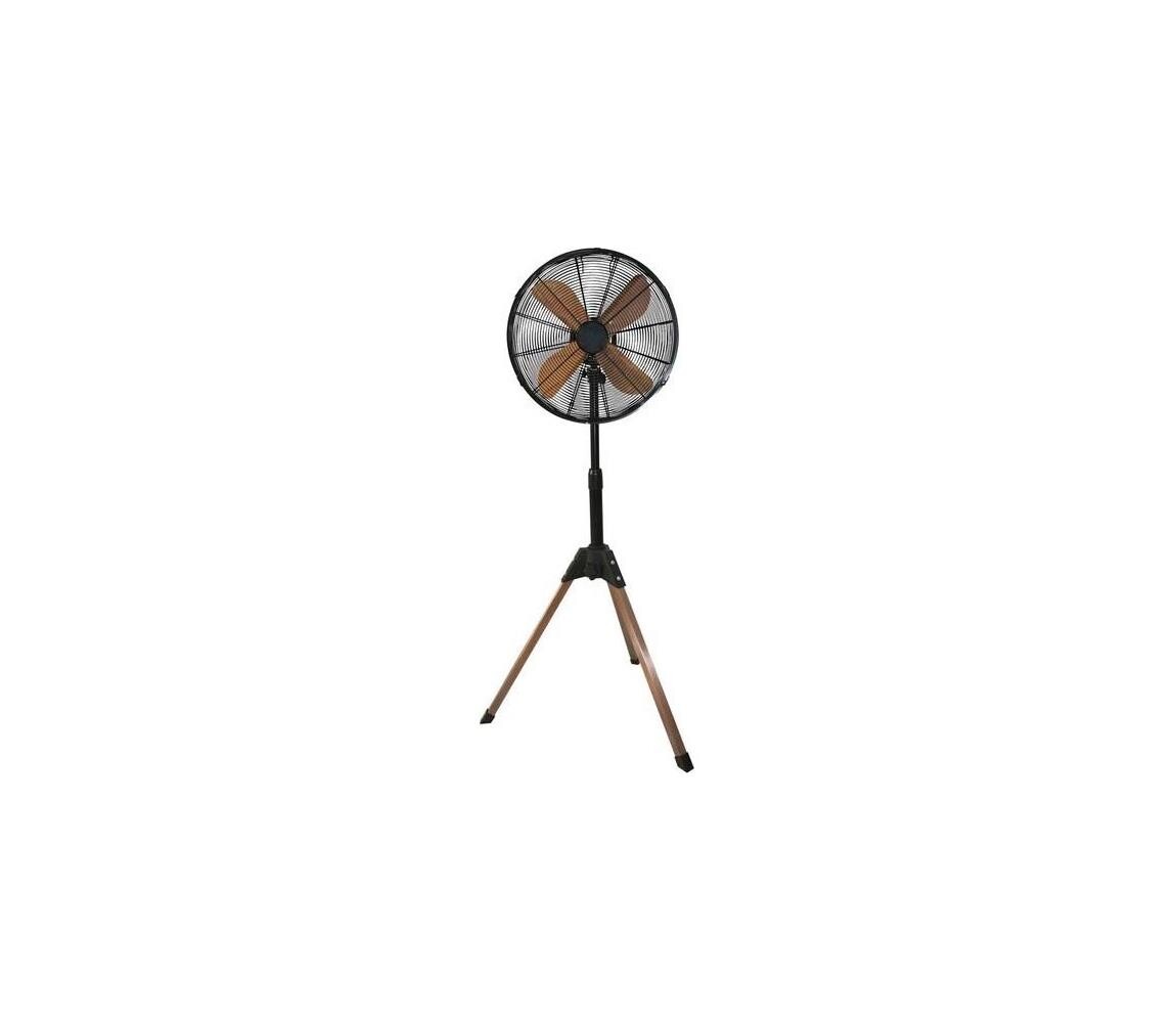 Eurolamp Stojanový látor 60W/230V 133 cm černá/měděná 300-22000