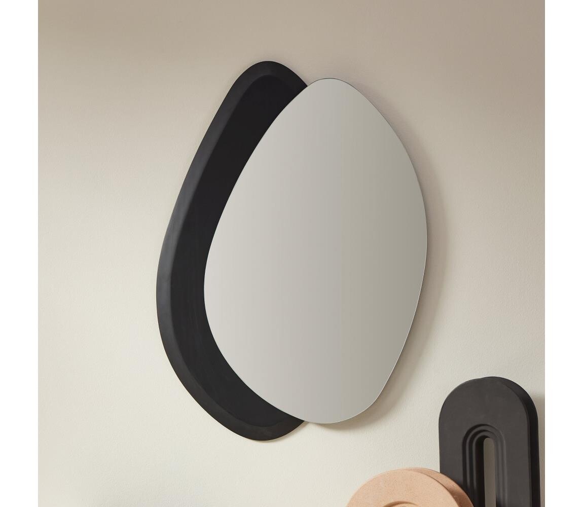 Eglo 425051 - Nástěnné zrcadlo LIOMA 68x48 cm jedle/černá 425051