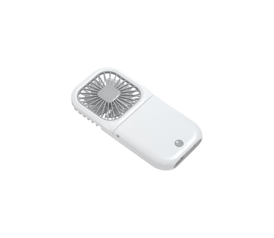 Eurolamp Nabíjecí kapesní látor 5W/5V 2500 mAh bílá 300-20542