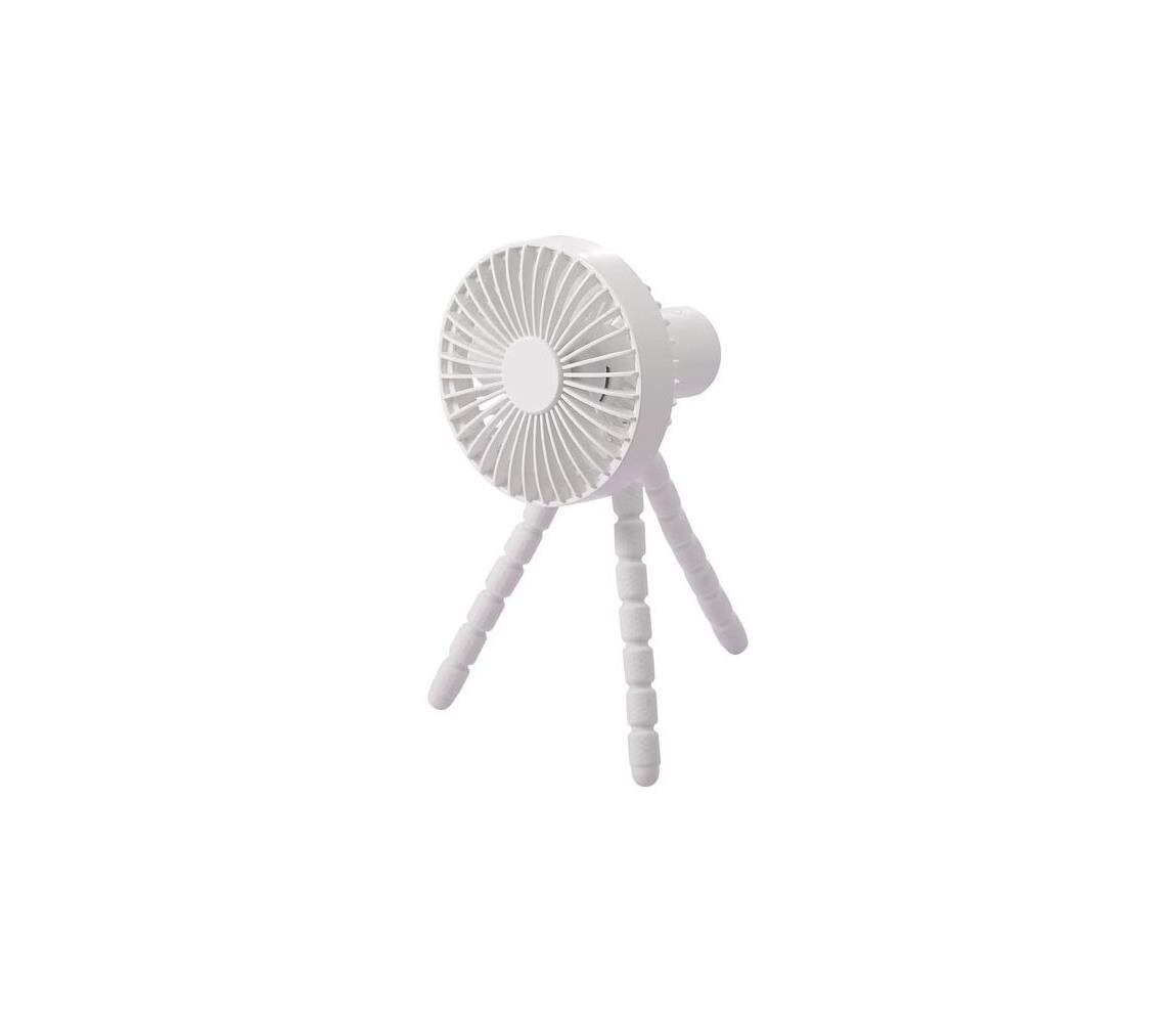 Eurolamp Nabíjecí stolní látor 3W/5V 1800 mAh bílá 300-20547