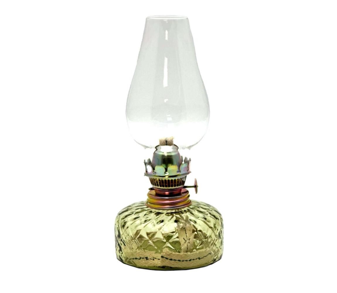 Floriánova huť Petrolejová lampa JOSEFÍNA 22 cm lesní zelená 110-0290-0000-12-03-000