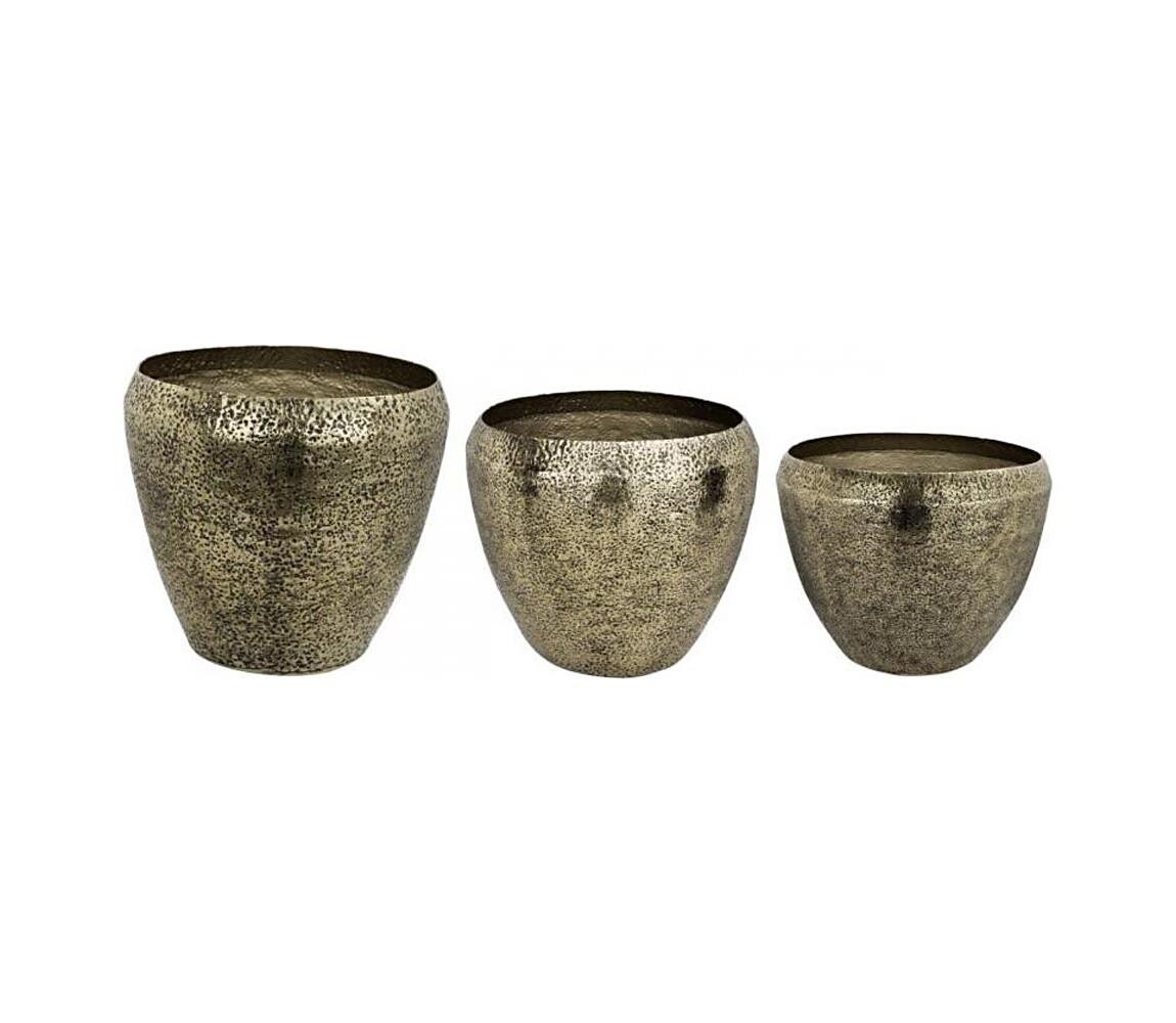 Eglo 428092 - SADA 3x Kovová váza OKAYAMA 37x48 cm bronzová 428092