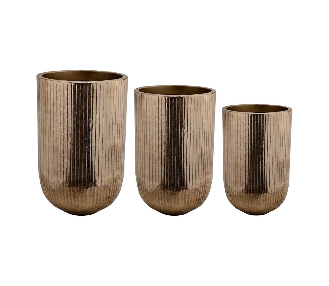 Eglo 428097 - SADA 3x Kovová váza OKAYAMA 77x51 cm bronzová 428097