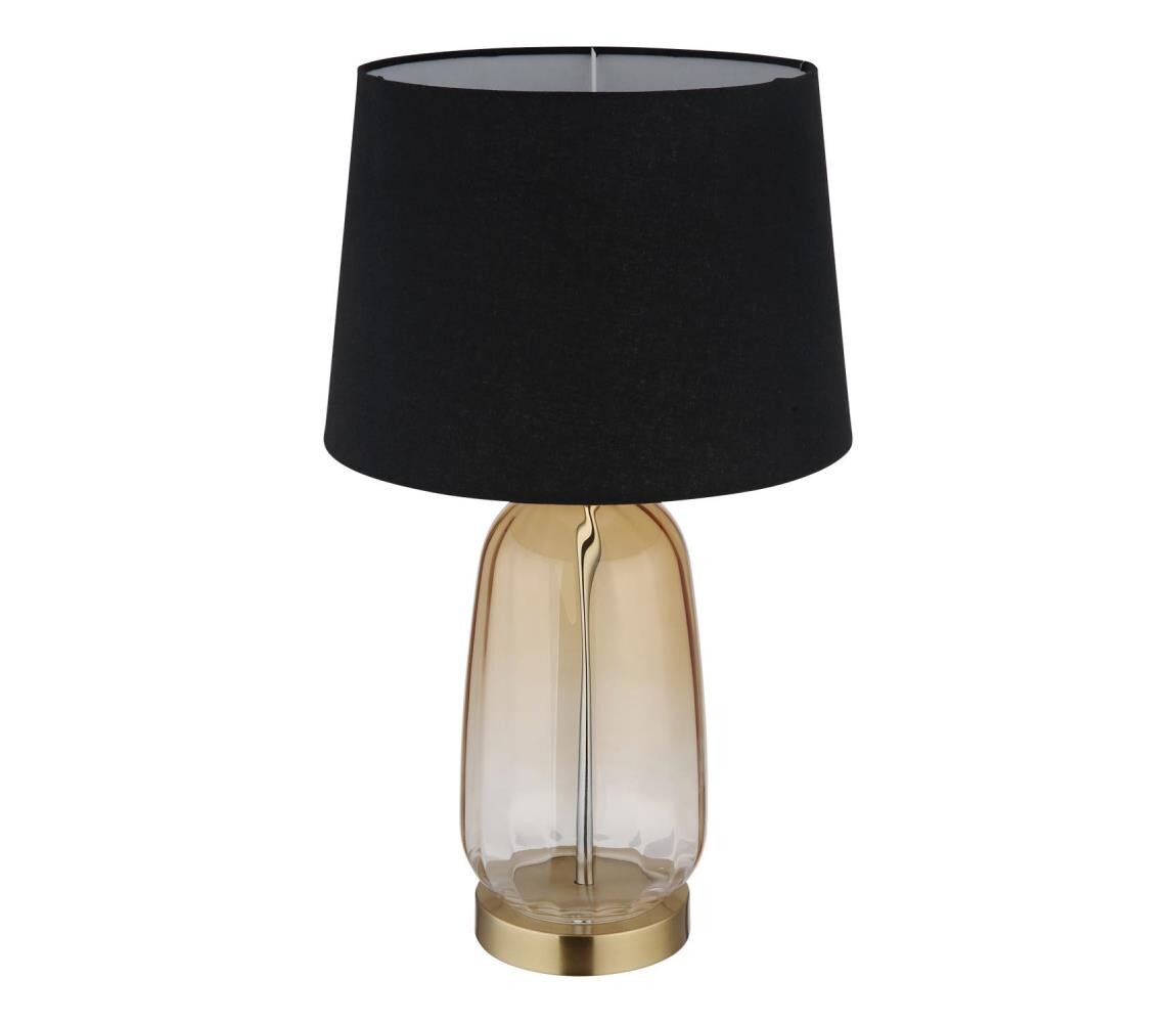 Globo 24142S - Stolní lampa CLASSY 1xE27/40W/230V černá/hnědá 24142S
