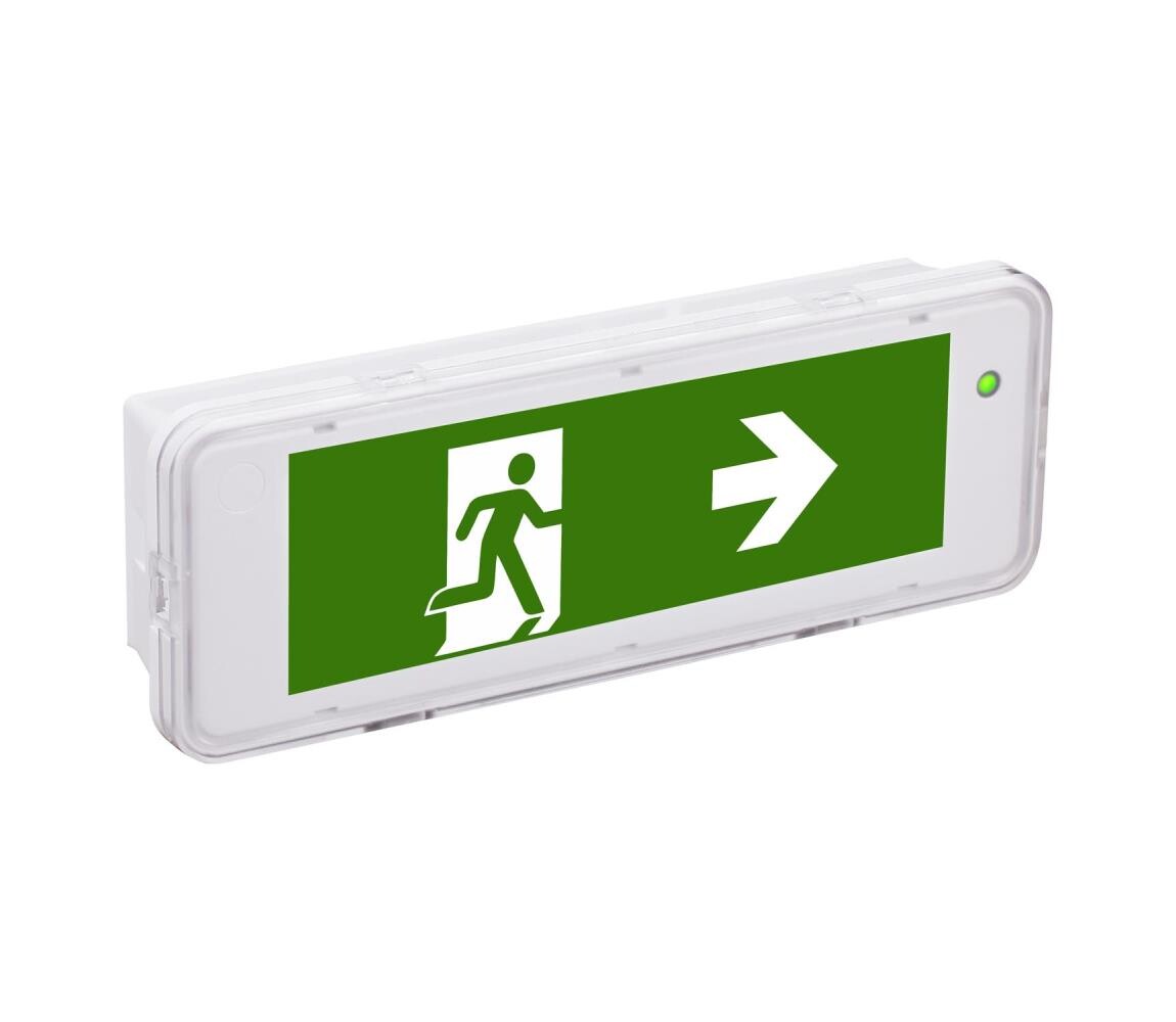 Fulgur s-24495 - LED Nouzové svítidlo MIRROR LED/1W/230V 1300 mAh IP65 s-24495