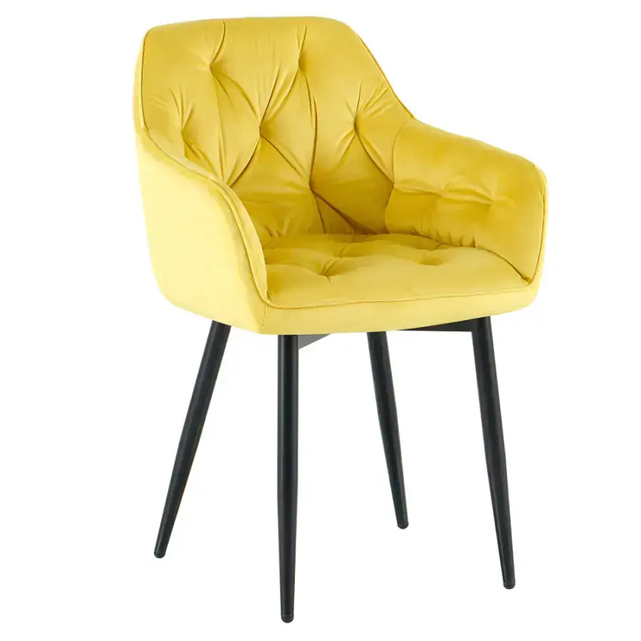 Tempo Kondela Designové křeslo FEDRIS 2 NEW - žlutá