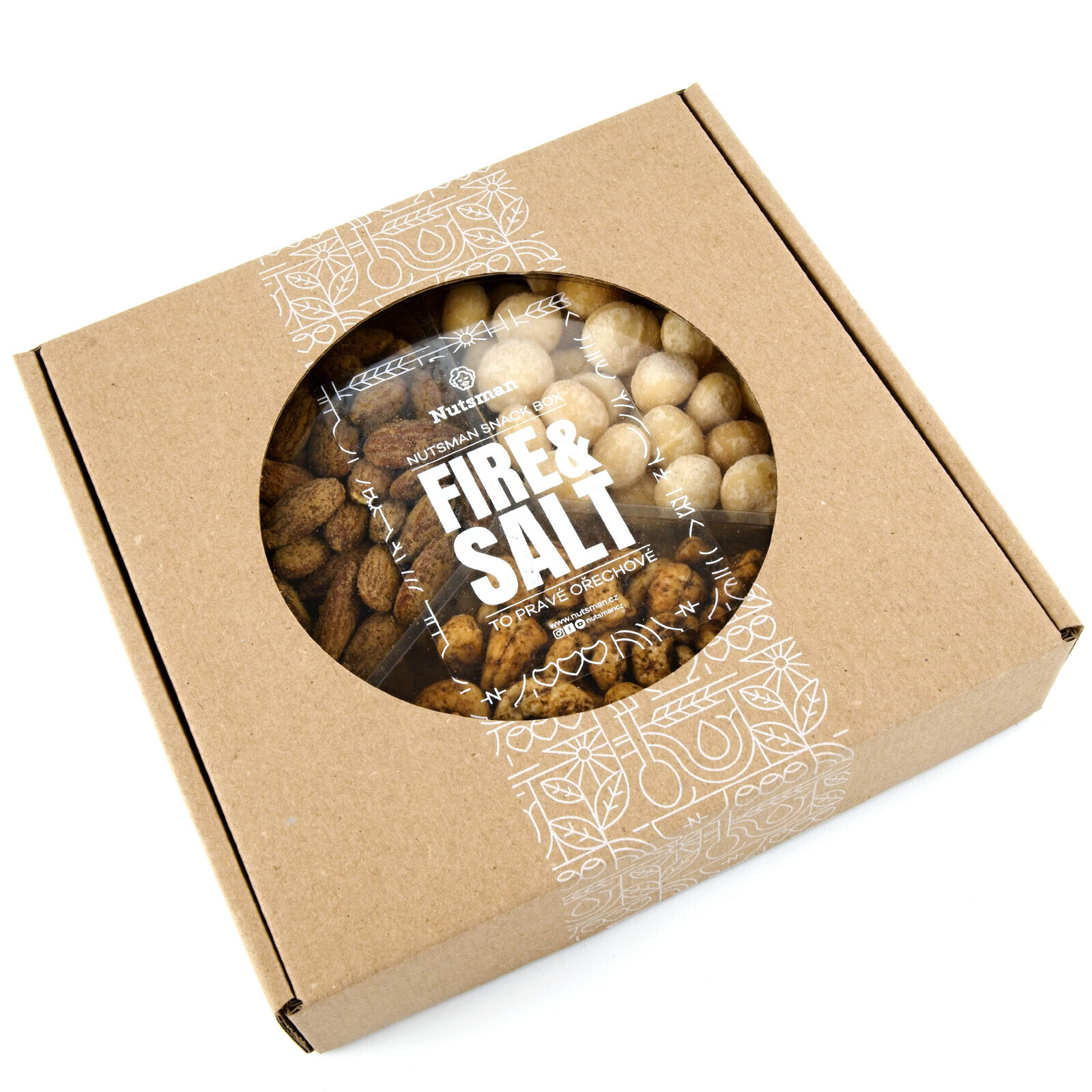 NUTSMAN Snack box Fire & Salt 1 ks