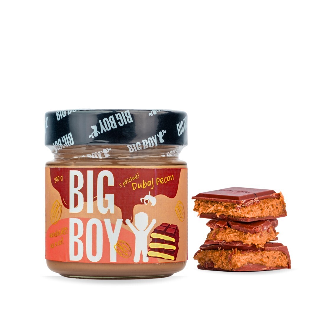 BIG BOY Pekanový krém s příchutí dubajské čokolády 200 g DMT 05/2026