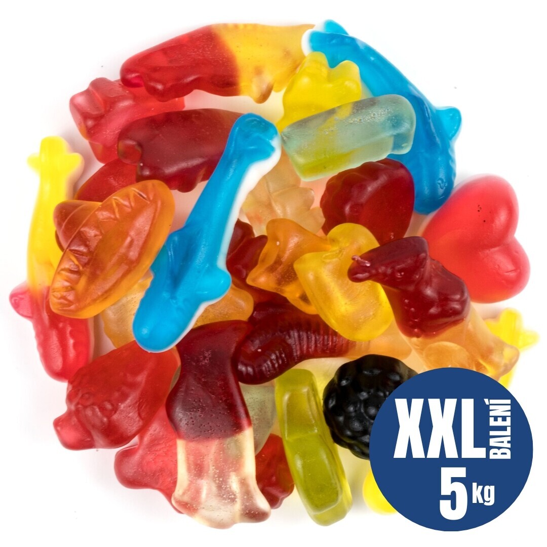 NUTSMAN Želé sladký MIX AKCE XXL 5 kg