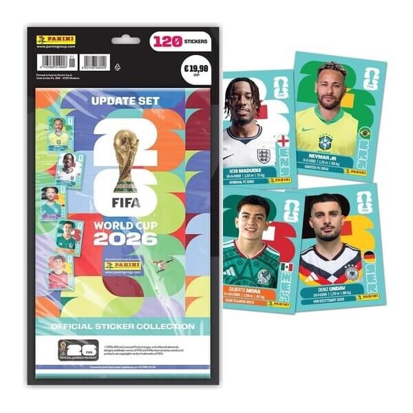 FIFA World Cup 2026 Sticker Collection Update Set - fotbalové samolepky