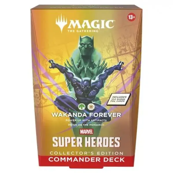 Wizards of the Coast Magic The Gathering - Marvel Super Heroes Commander Deck Collector's Edition Commander deck: Wakanda Forever