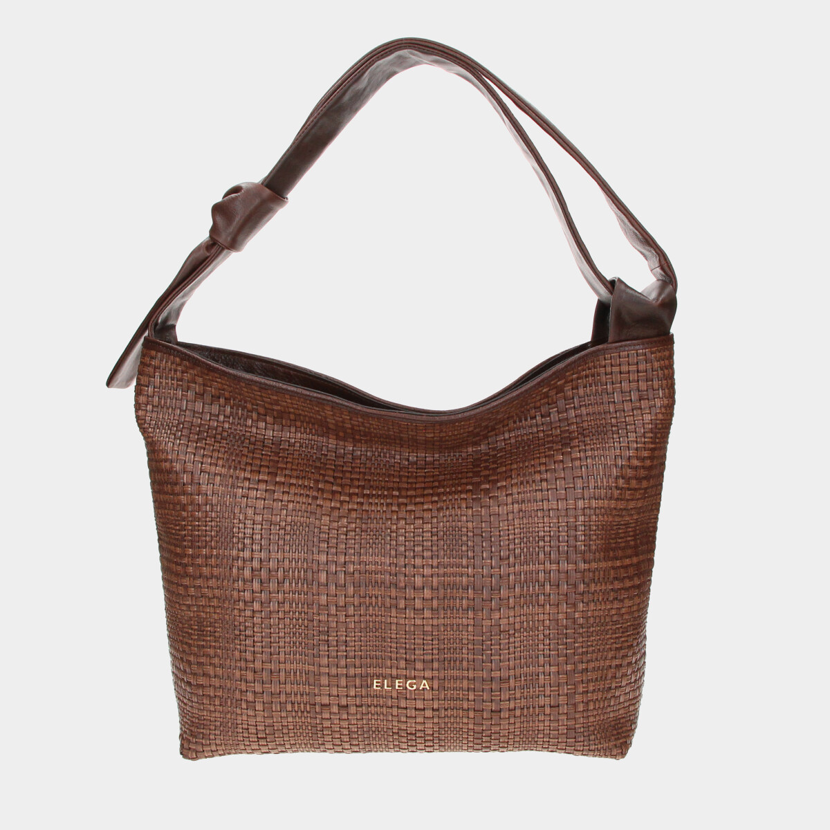 ELEGA Shopper kabelka Nodo tm.hnědá