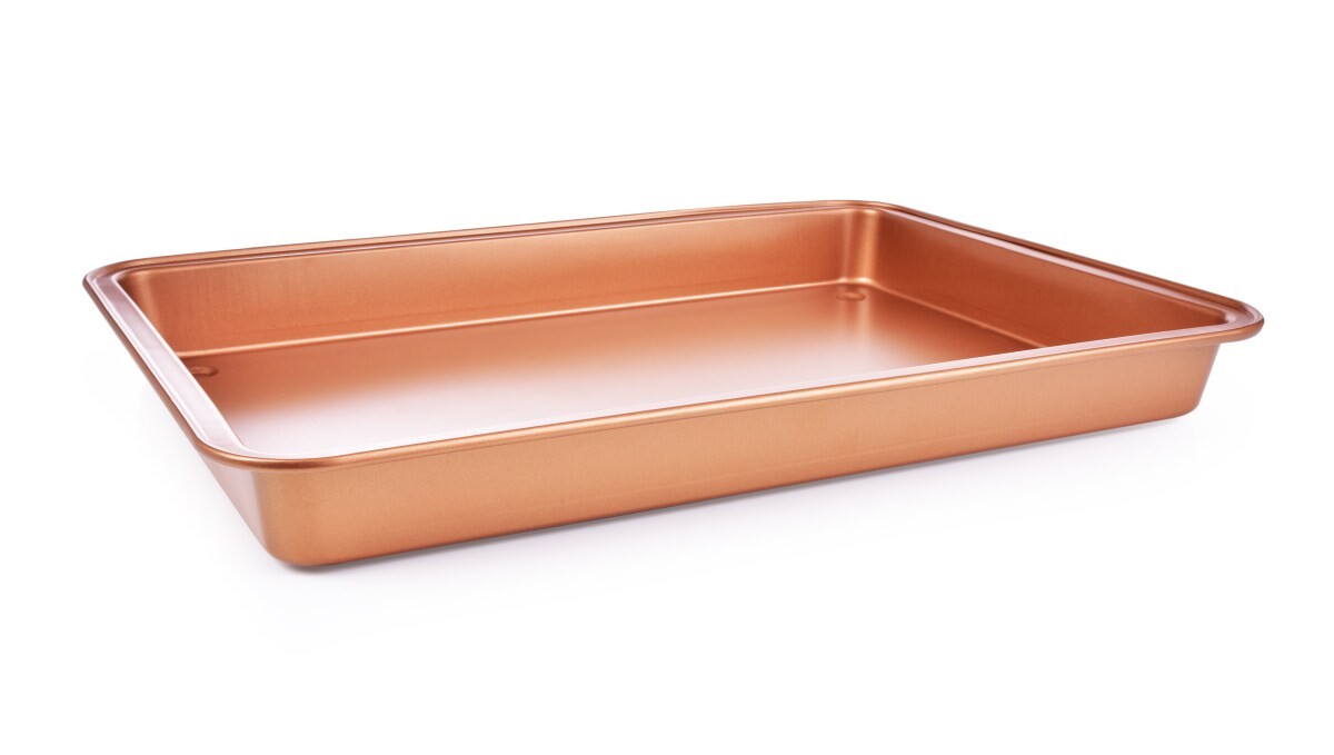 BIOPAN | Hluboký plech s nepřilnavým povrchem | objem 3900 ml | 42 cm